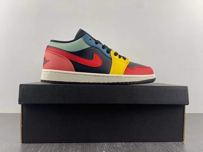 5127 Air Jordan 1 Low SE Black Multi-Color DN3739- NewStyle 654