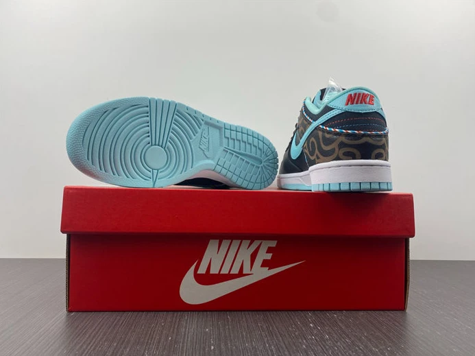 5288 Nike Dunk Low SE Barber Shop Black dh7614- Comfortable 1966