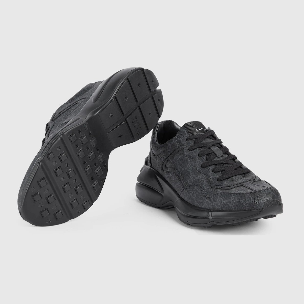 5292 GUCCI Rhyton Black GG Supreme Sneaker HighQuality 104