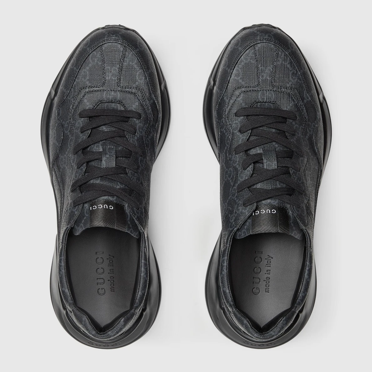 5292 GUCCI Rhyton Black GG Supreme Sneaker HighQuality 104