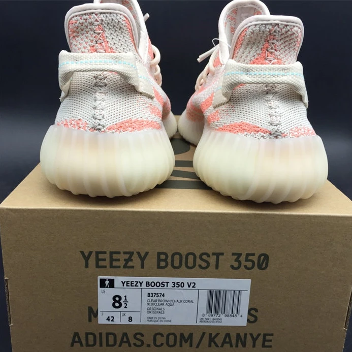 5316 adidas Yeezy Boost 350 V2 clear brown chalk B Fashionable 2949
