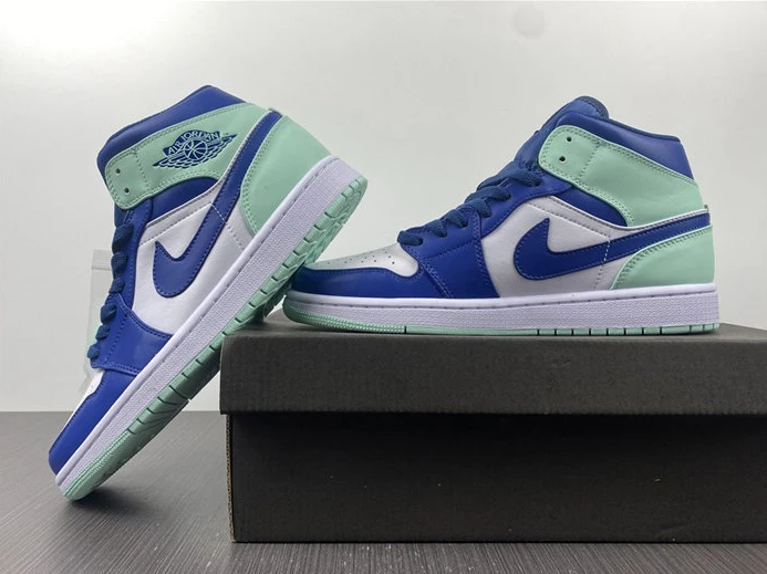 5334 Jordan1 Mid Mystic Navy Mint Foam 554724- Fashionable 487