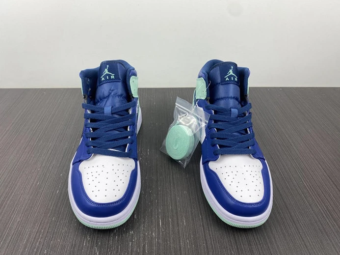 5334 Jordan1 Mid Mystic Navy Mint Foam 554724- Fashionable 487