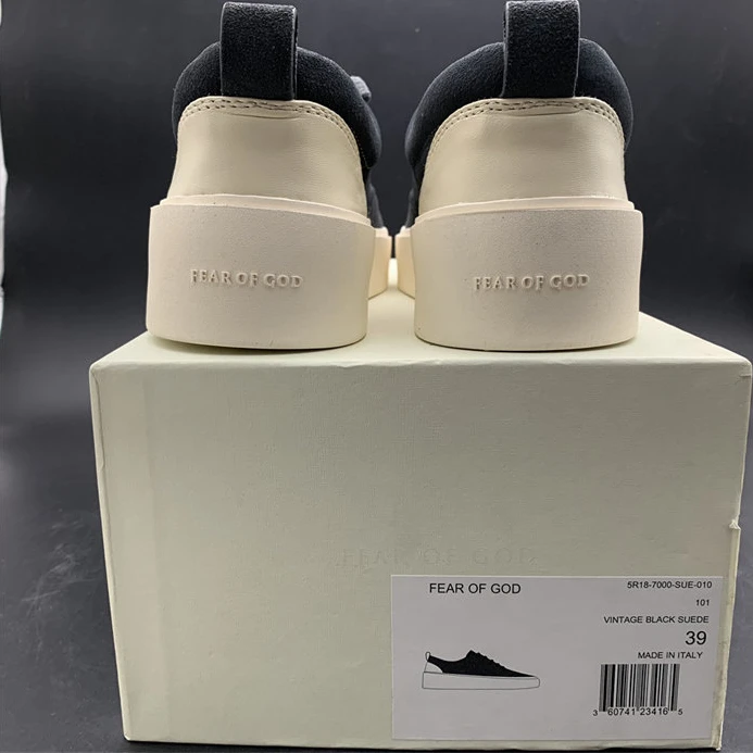 5354 Fear Of God 101 Low Top Vintage Black Suede SmartChoice 2741