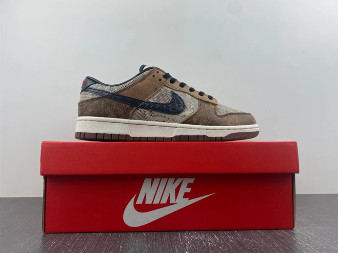 5467 Nike Dunk Low Premium CO.JP Brown Snakeskin FJ5434- SportInspired 1794