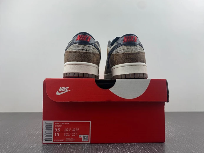 5467 Nike Dunk Low Premium CO.JP Brown Snakeskin FJ5434- SportInspired 1794