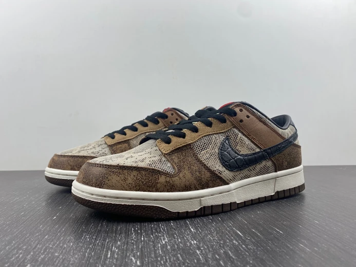 5467 Nike Dunk Low Premium CO.JP Brown Snakeskin FJ5434- SportInspired 1794