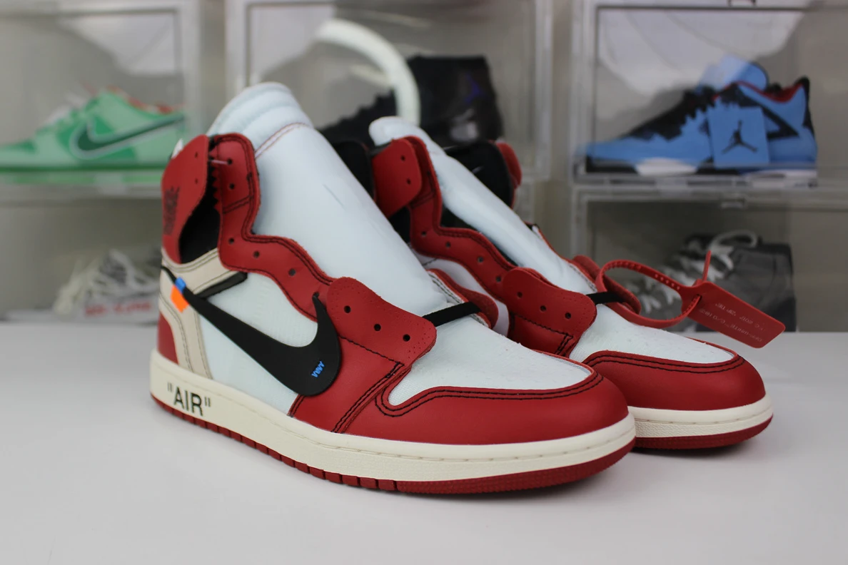 5713 GOAT Air Jordan 1 OFF-WHITE Red Chicago UrbanStyle 398