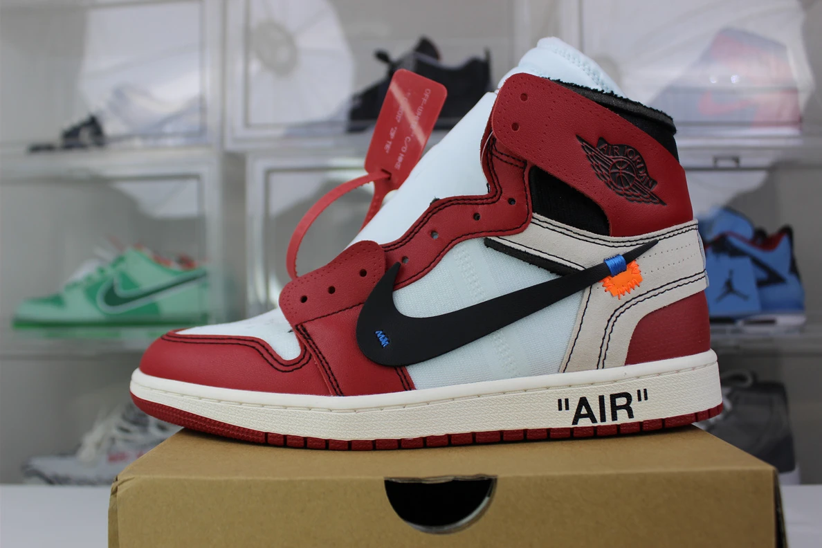 5713 GOAT Air Jordan 1 OFF-WHITE Red Chicago UrbanStyle 398
