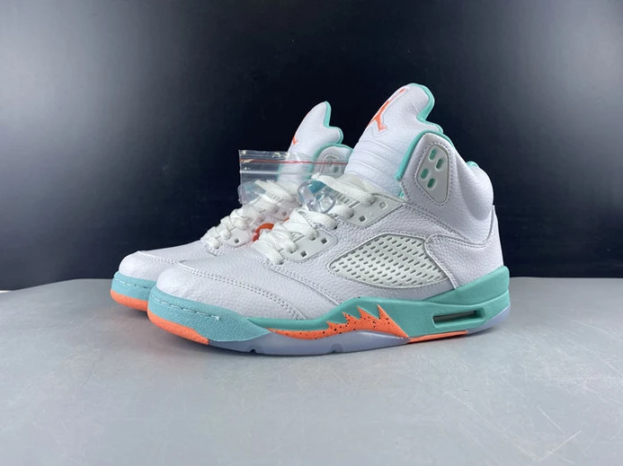 5745 Jordan5 Light Aqua (GS) 440892- Fashionable 972