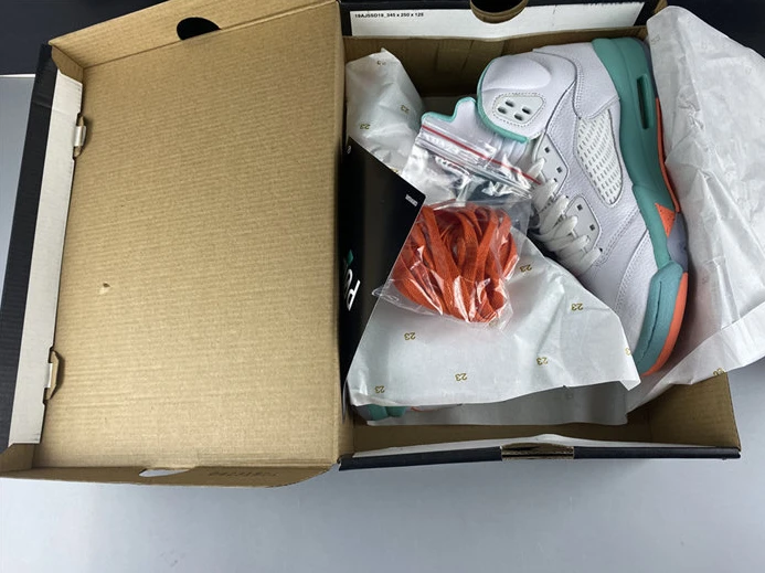5745 Jordan5 Light Aqua (GS) 440892- Fashionable 972