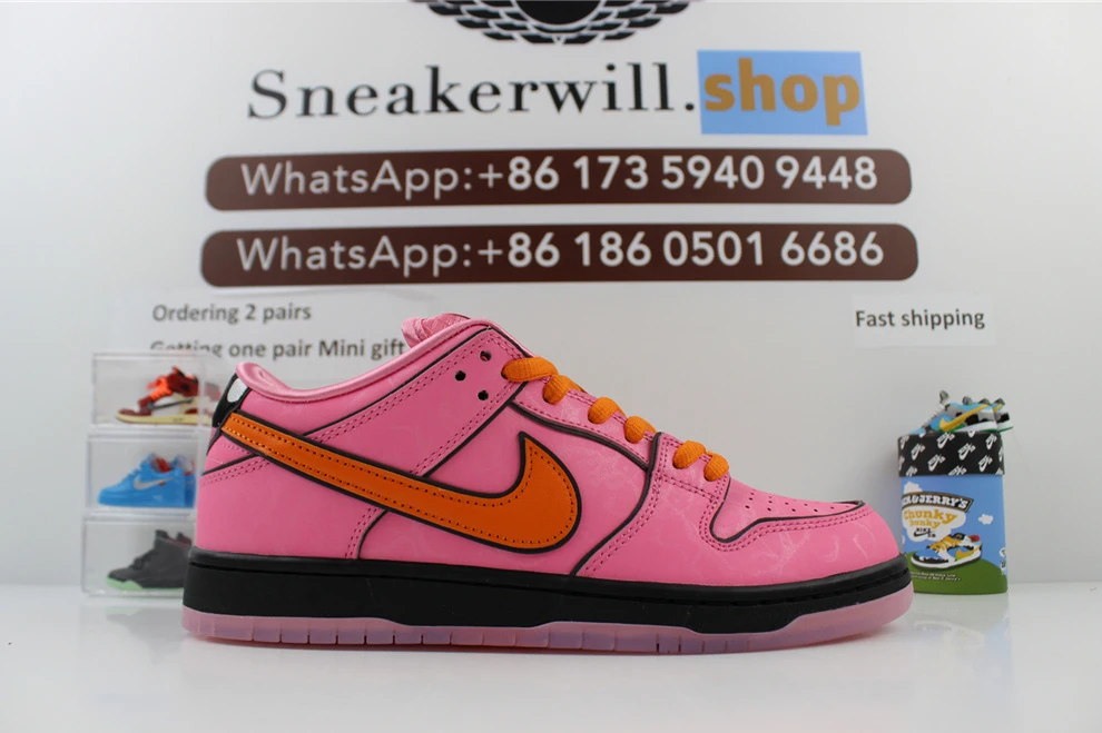 5778 The Powerpuff Girls X Nike SB Dunk Low Blossom Popular 1736