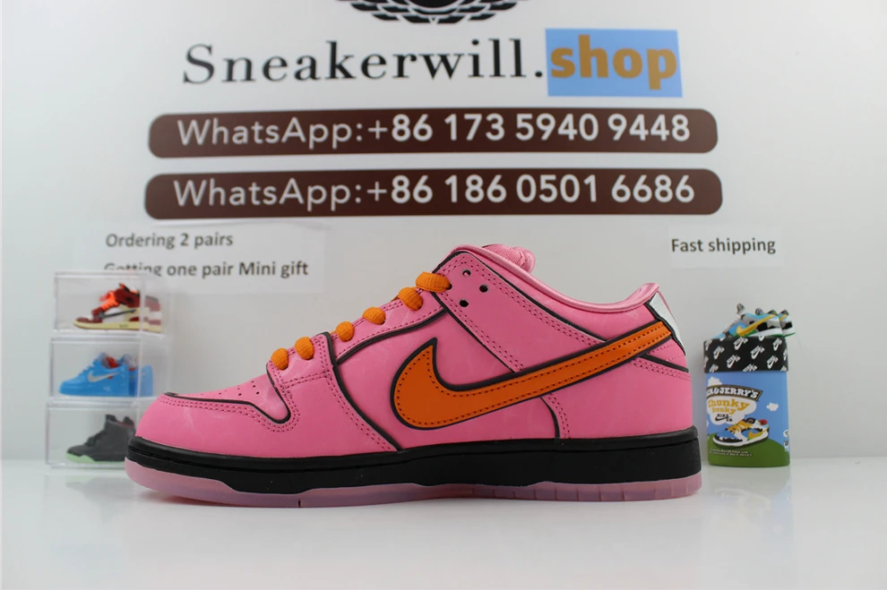 5778 The Powerpuff Girls X Nike SB Dunk Low Blossom Popular 1736