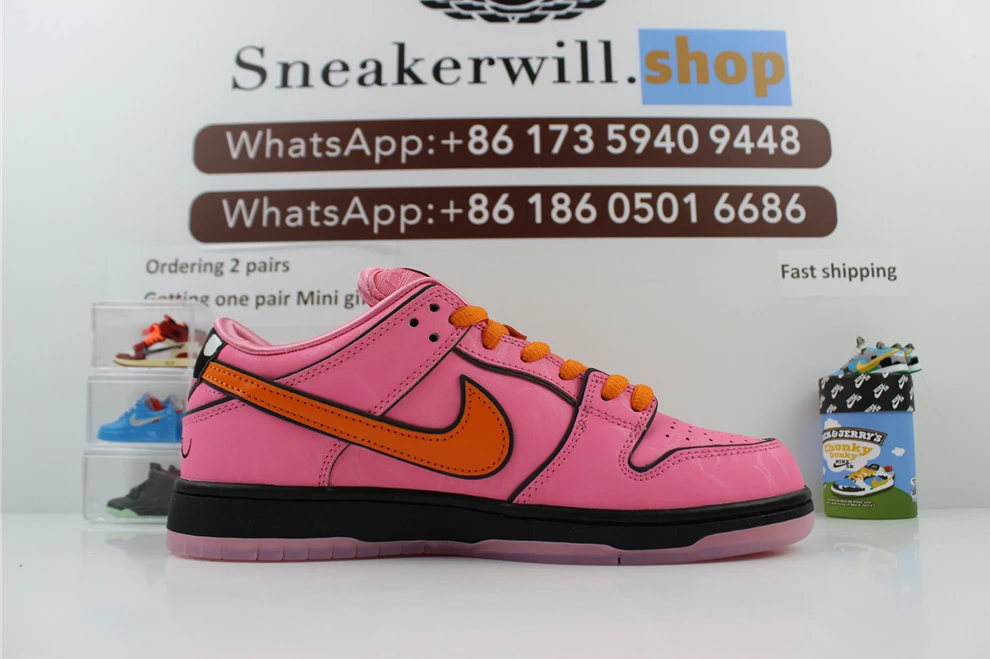 5778 The Powerpuff Girls X Nike SB Dunk Low Blossom Popular 1736