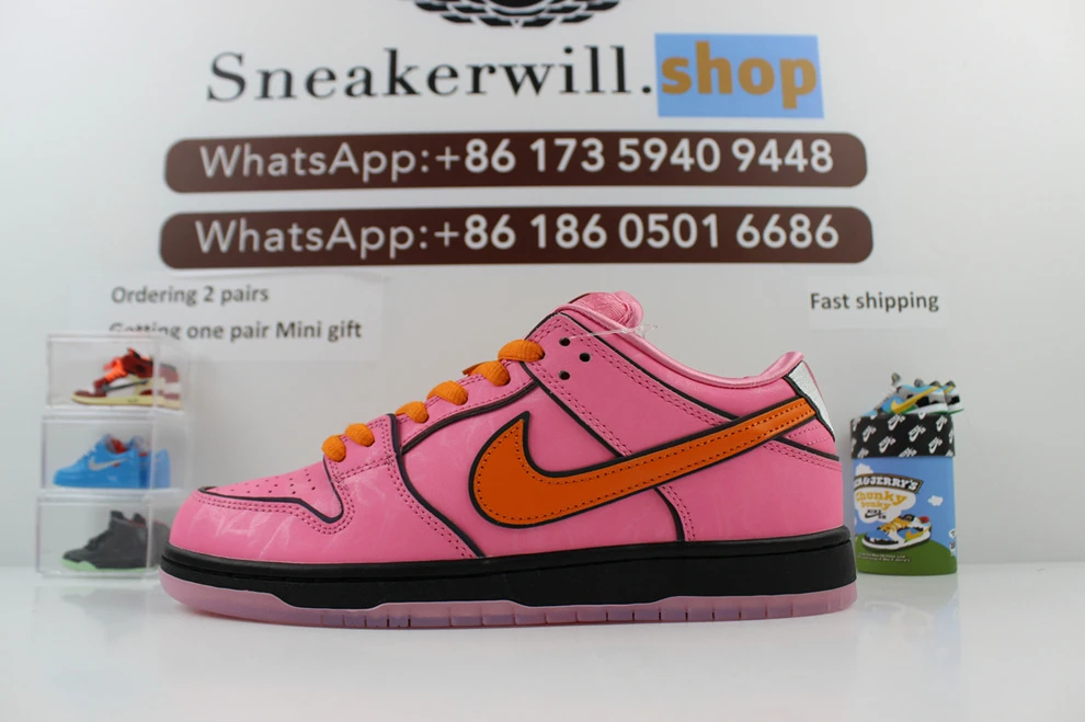 5778 The Powerpuff Girls X Nike SB Dunk Low Blossom Popular 1736