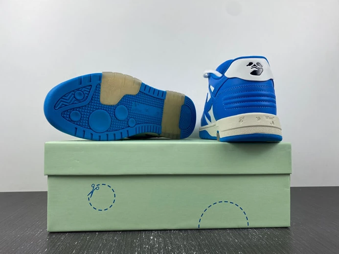 5819 OFF-WHITE Out Of Office OOO Low Tops Blue White OWIA259F21LEA GoodFit 1422