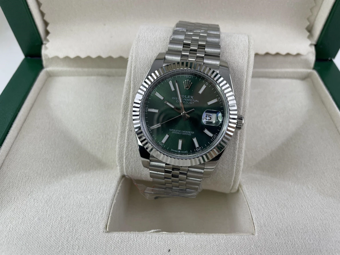 5835 Rolex DateJust Green Dial Plate (41mm) Affordable 332