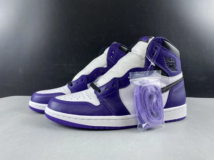 5856 Jordan1 Retro Court Purple White 555088- BestValue 504