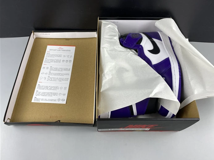 5856 Jordan1 Retro Court Purple White 555088- BestValue 504