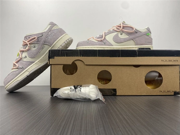 5897 Nike Dunk Low Off-White Lot 12 DJ0950- AllSeason 2366