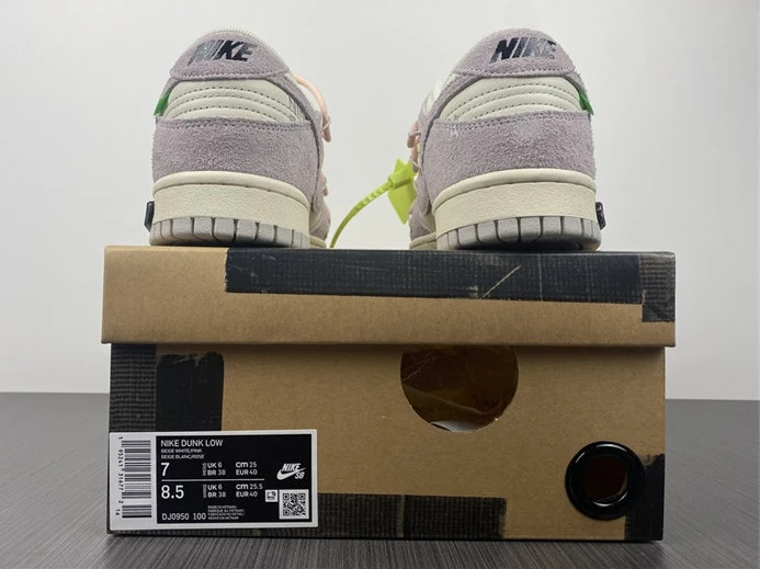 5897 Nike Dunk Low Off-White Lot 12 DJ0950- AllSeason 2366