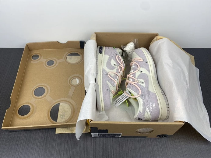 5897 Nike Dunk Low Off-White Lot 12 DJ0950- AllSeason 2366