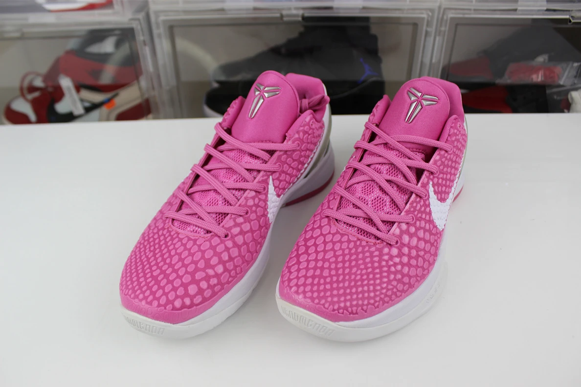 5992 Zoom Kobe 6 White Pink Comfortable 2228