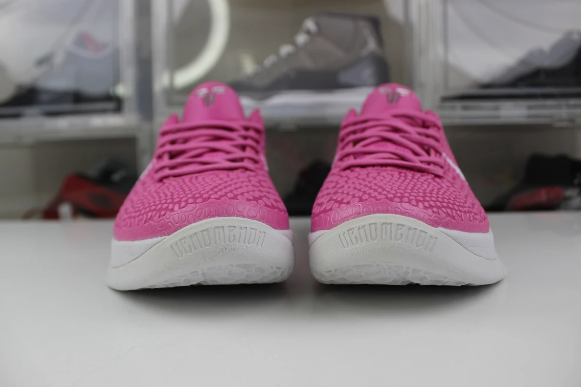 5992 Zoom Kobe 6 White Pink Comfortable 2228