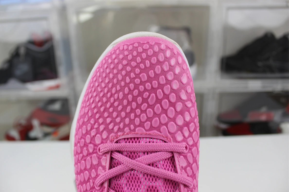 5992 Zoom Kobe 6 White Pink Comfortable 2228
