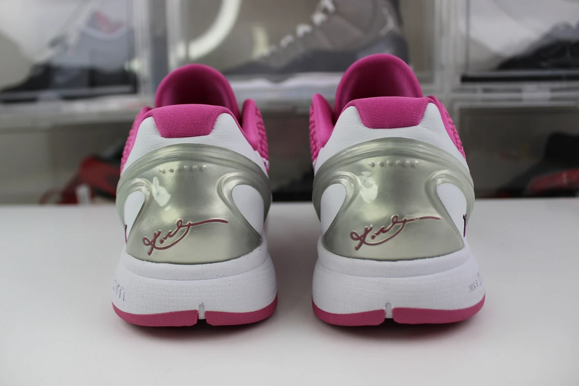 5992 Zoom Kobe 6 White Pink Comfortable 2228