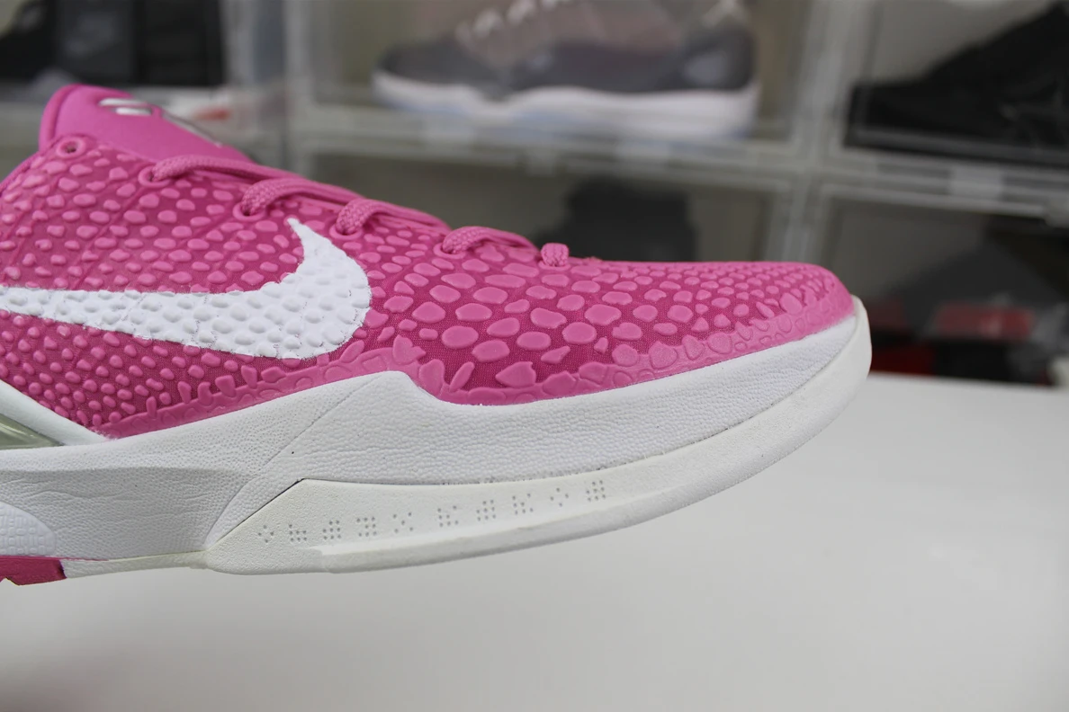 5992 Zoom Kobe 6 White Pink Comfortable 2228