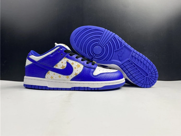 600 Nike SB Dunk Low Supreme Stars Hyper Royal DH3228- Fashionable 2092