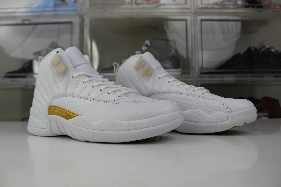 6152 GOAT Air Jordan 12 “Phantom” Gold Comfortable 1098