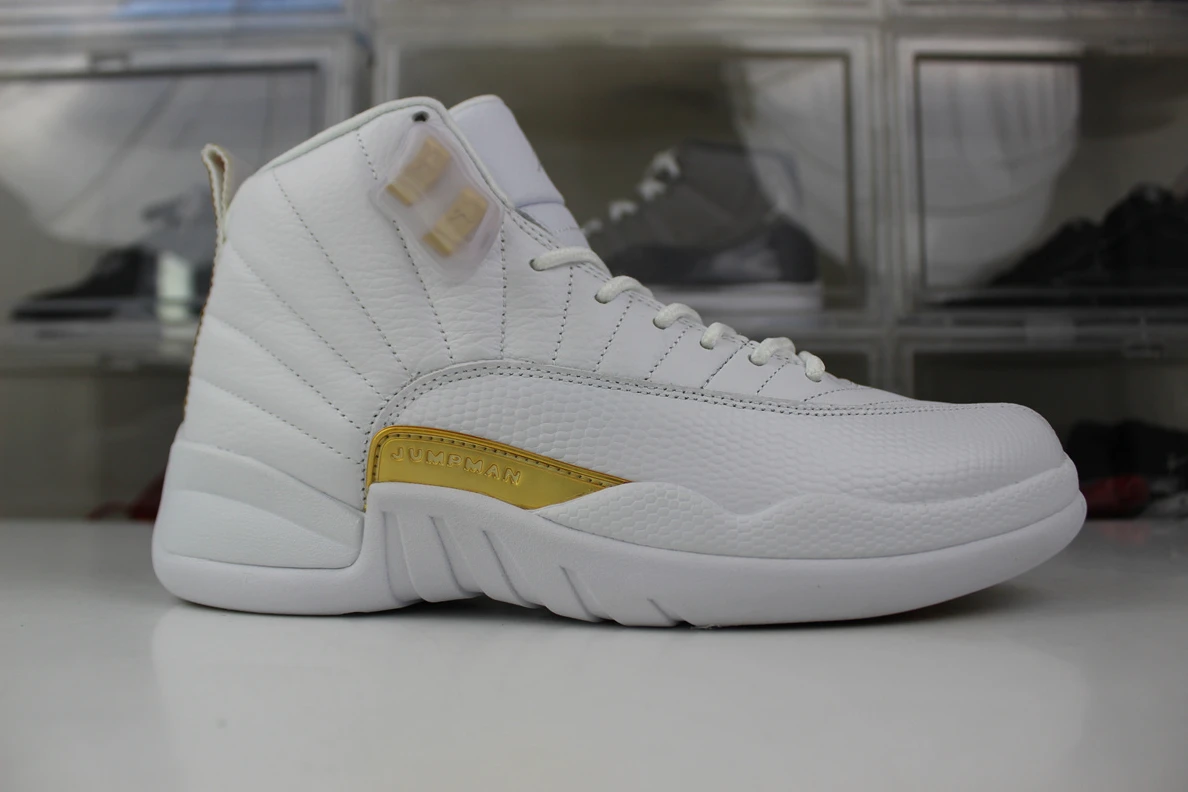 6152 GOAT Air Jordan 12 “Phantom” Gold Comfortable 1098