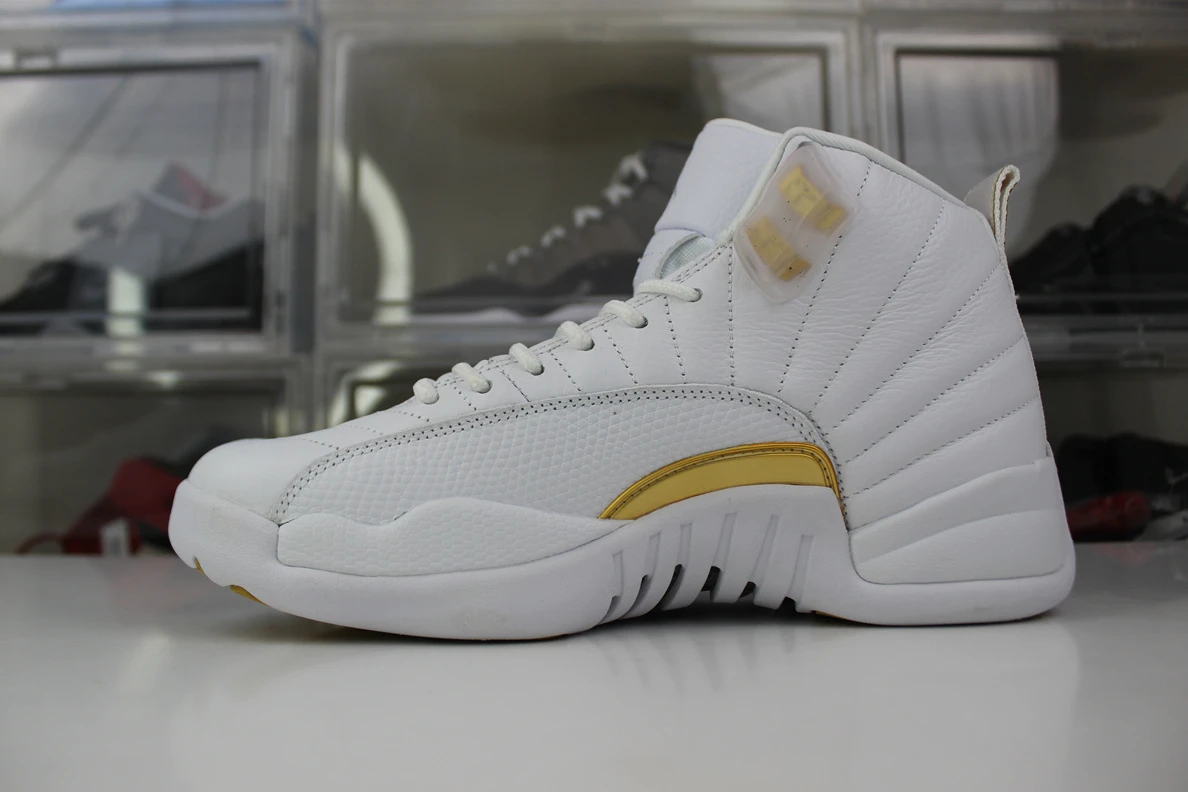 6152 GOAT Air Jordan 12 “Phantom” Gold Comfortable 1098