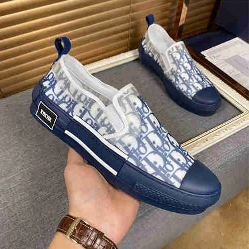 6173 DR B23 LOW TOP OBLIQUE SNEAKER BLUE DailyWear 1586