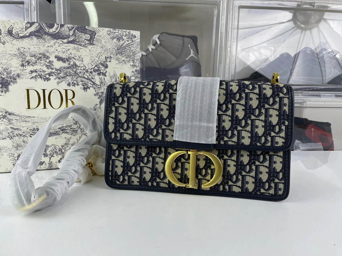 6182 DIOR 30 Montaigne Blue Grey ladies bag (25 x 7 x 15 cm) UrbanStyle 216