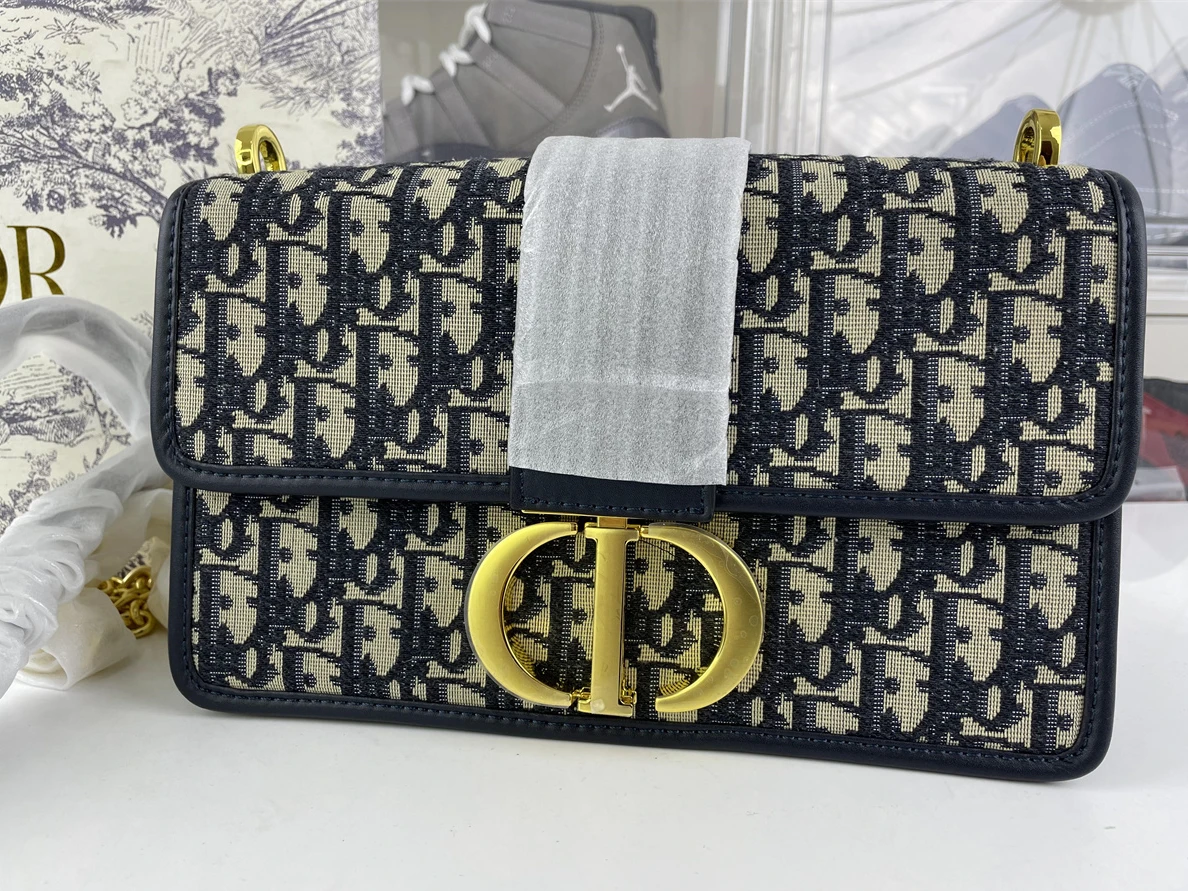 6182 DIOR 30 Montaigne Blue Grey ladies bag (25 x 7 x 15 cm) UrbanStyle 216