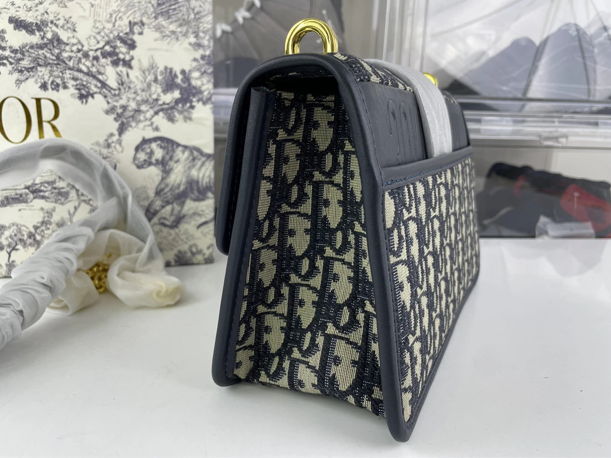 6182 DIOR 30 Montaigne Blue Grey ladies bag (25 x 7 x 15 cm) UrbanStyle 216
