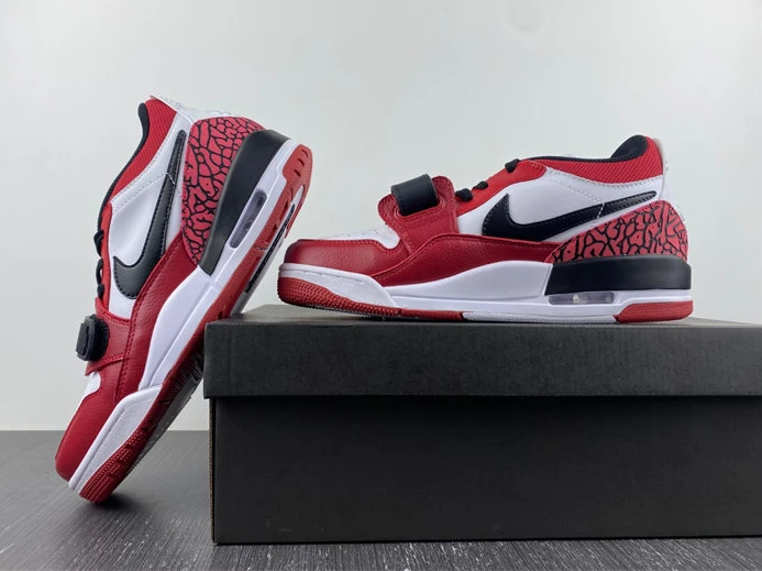 6190 Jordan Legacy 312 Low Chicago Red. CD7069-116. WellDesigned 387
