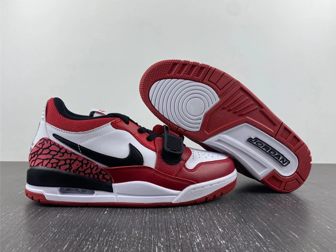 6190 Jordan Legacy 312 Low Chicago Red. CD7069-116. WellDesigned 387