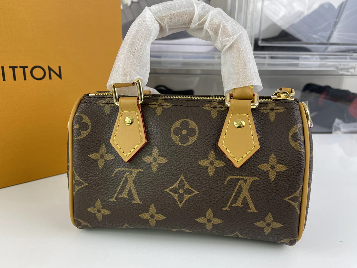 6225 LV Nano Speedy Brown Bag, (16 x10 x 7.5cm) Popular 139