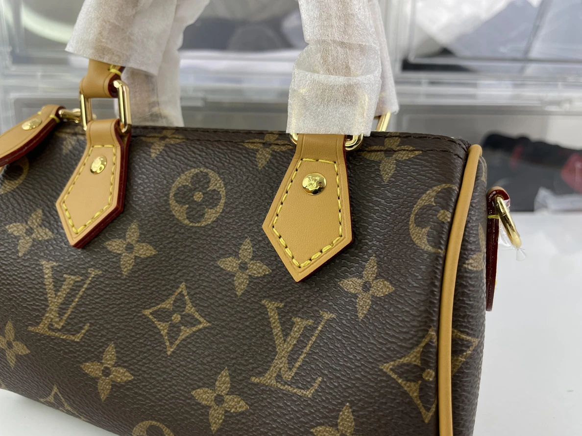 6225 LV Nano Speedy Brown Bag, (16 x10 x 7.5cm) Popular 139