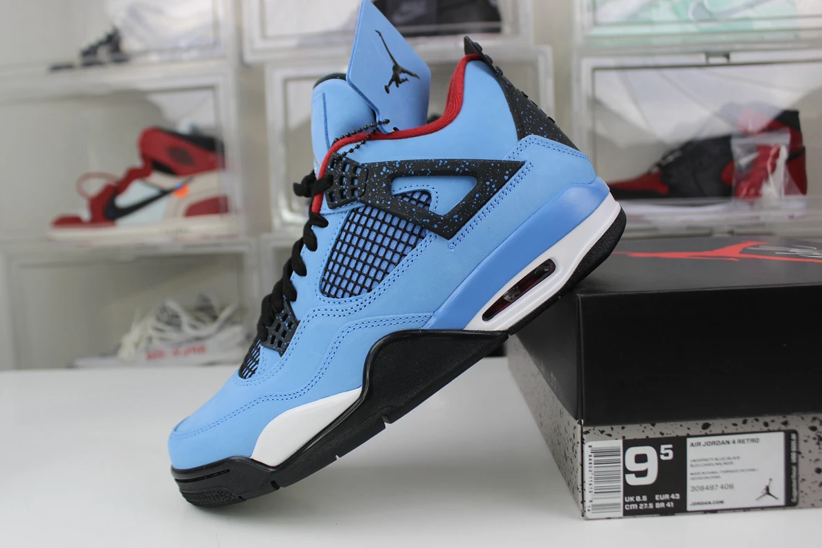 6331 GOAT Air Jordan 4 Blue Travis Scott Affordable 805