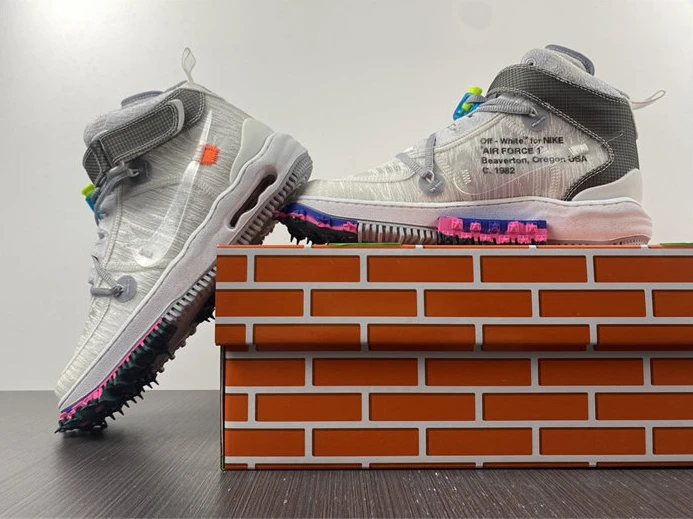 6384 Nike Air Force 1 Mid Off-White White DO6290- TopPick 2325