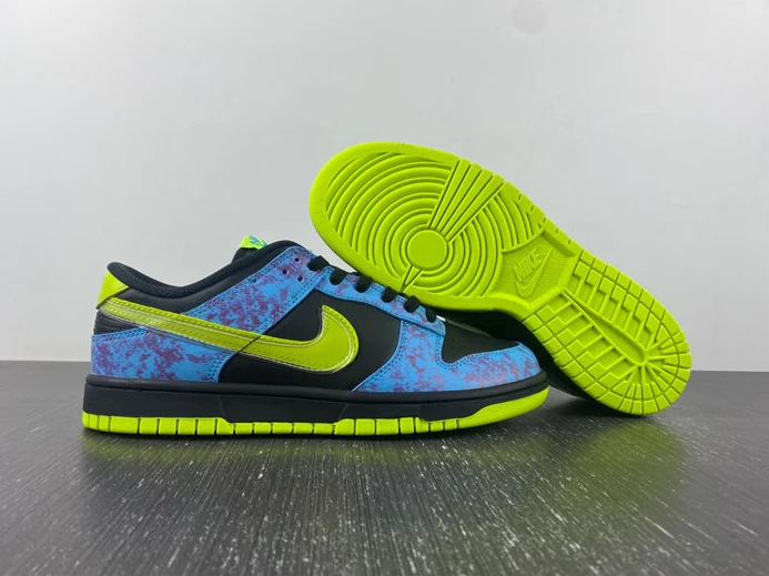 6404 Nike Dunk Low SE Acid Wash Baltic Blue Volt DV1694- Fashionable 1818