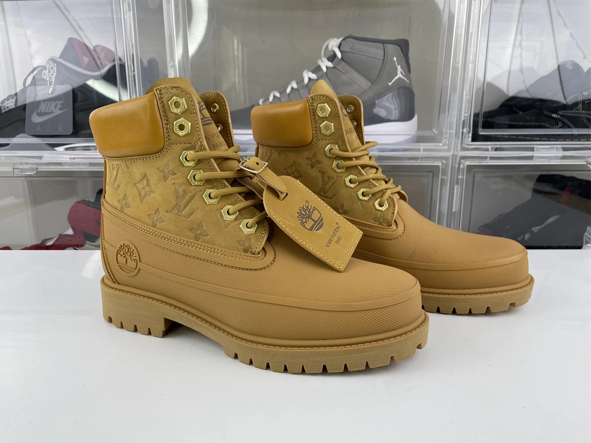 6414 Louis Vuitton Timberland High Boost Yellow Brown BestValue 185