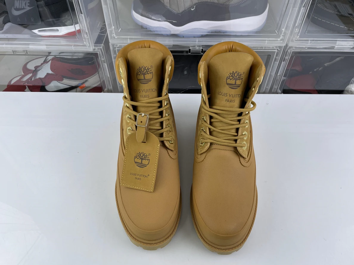 6414 Louis Vuitton Timberland High Boost Yellow Brown BestValue 185