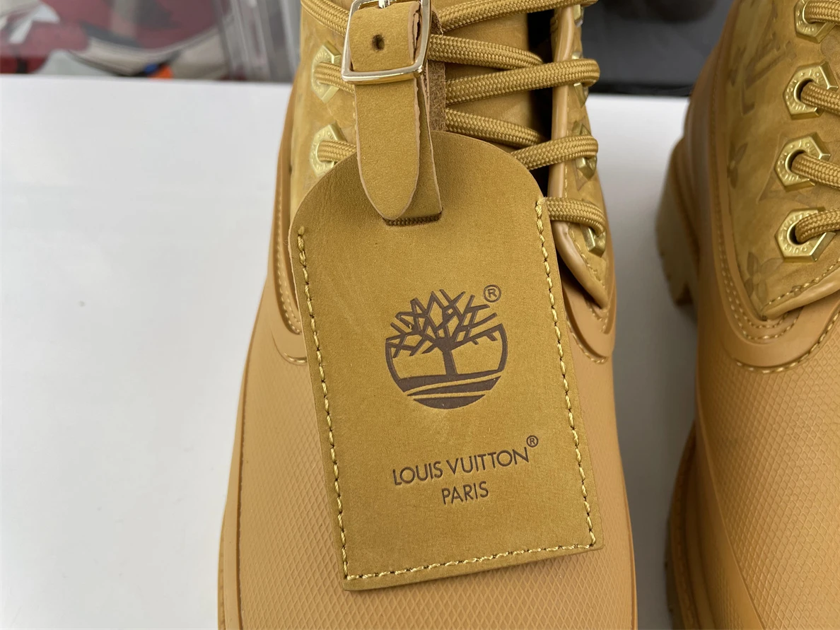 6414 Louis Vuitton Timberland High Boost Yellow Brown BestValue 185