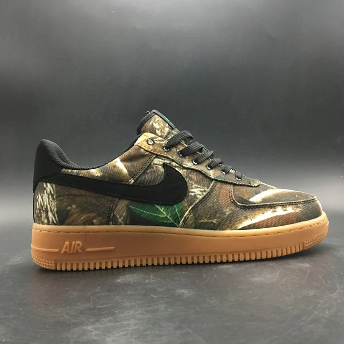6417 Nike Air Force 1 Low Realtree Black AO2441- Comfortable 2477